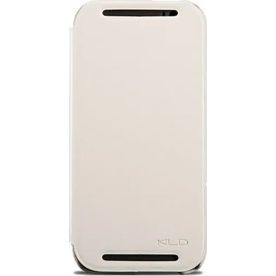 HTC Страничен калъф тип тефтер за HTC One M8 Enland бял