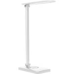 ORNO - DL-5/W - LED настолна лампа ISIYO, 7W, безжично зарядно, USB порт, 390lm, 3000-4000-6000K, , диммируема, бял (DL-5/W)