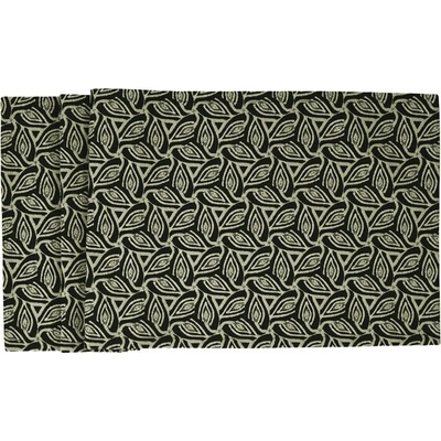 Sander Žakárový běhoun Lanika black/beige 522169-39 50x140cm