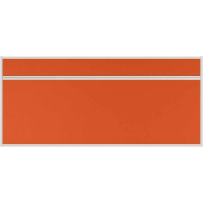 VMS VISION Stolový akustický paraván AKUSTIK ekoTAB ostrý roh 180 x 80 cm oranžový