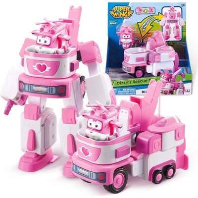Super Wings Transformující vozidlo s vrtulníkem Dizzy od Alpha Group