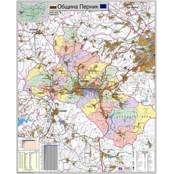 Mapmedia Карта на община Перник