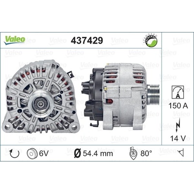 Alternátor VALEO 437429