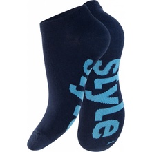 Footstar pánske 4 páry členkových bavlnených ponožiek So sloganom