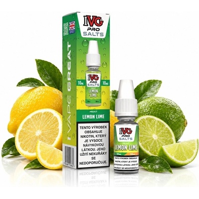 IVG Pro Salts Lemon Lime 10 ml 10 mg
