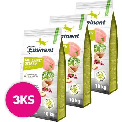 EMINENT Cat Light Sterile 3 x 10 kg