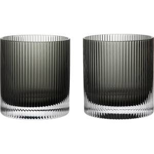 Ferm Living Ripple Tumbler Чаши, 250 ml, опушено сиво, 2 бр (1104270637)