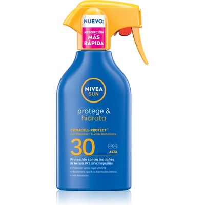 Nivea SUN Protect & Moisture слънцезащитен хидратиращ спрей SPF 30 270ml