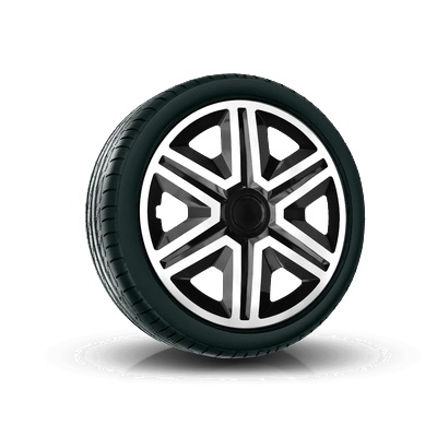 NRM капаци 16", action doublecolor БЯЛО-ЧЕРНИ 4ks (vtv-pu-22219)