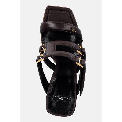 чехли с висок ток дамски кожени (SA44L62E2.644)