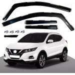  Комплект от 4бр. ветробрани за nissan qashqai j11 5 врати 2014-2021