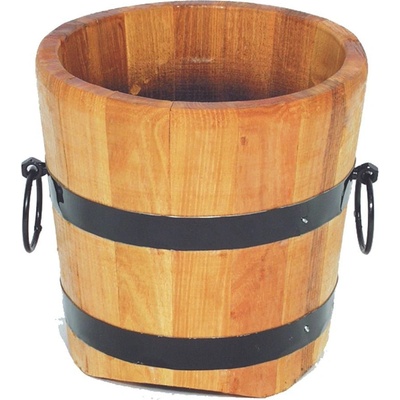 JAD Tools 5977 Kvetináč drevený okrúhly dub 45 x 50 cm