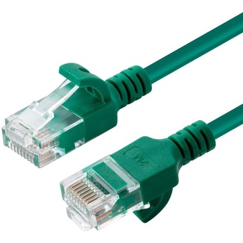 Image 1 of MicroConnect V-UTP6A0015G-SLIM мрежов кабел Зелен 0, 15 м Cat6a U/UTP (UTP) (U/UTP CAT6A Slim 0.15M Green)