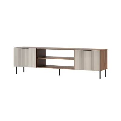 Cama MEBLE ТВ шкаф Cama ALMERA 180.5x42x52.5 орех/кашмир (5903815011696)