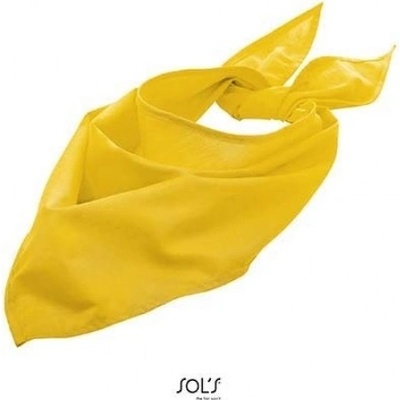 Šatka trojcípa Sols Bandana žltý
