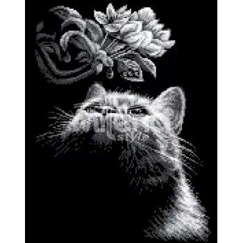 Image 1 of Milena Style Диамантен гоблен " Любопитно коте"