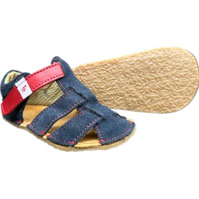 Ef Barefoot letní sandálky Tmavě modrá / Červená