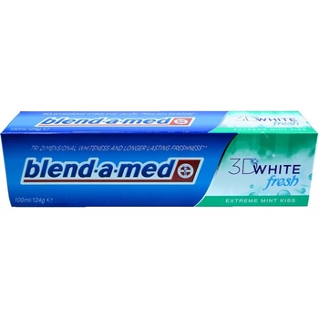 Blend-a-med 3D White Fresh bělicí zubní pasta pro svěží dech příchuť Extreme Mint Kiss (Tri Dimensional Whiteness and Longer Lasting Freshness) 100 ml