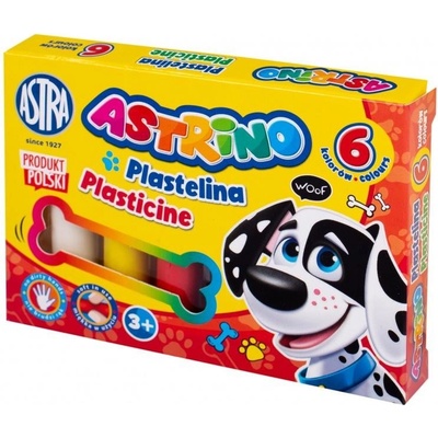 Astra ASTRINO Školská plastelína 6 farieb