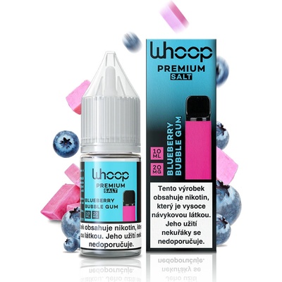 Whoop Salt Blueberry Bubble Gum 10 ml 20 mg