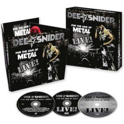 Mystic Production Snider Dee: For The Love Of Metal Live - CD+DVD+Blu-ray (034714)