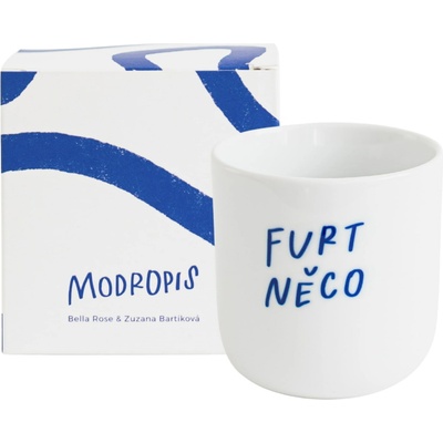 Bella Rose Porcelánový hrnek Furt něco bílá barva porcelán 270 ml – Zboží Dáma