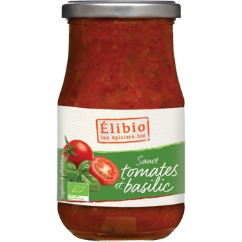 Elibio Bio rajčatová omáčka s bazalkou 300 g