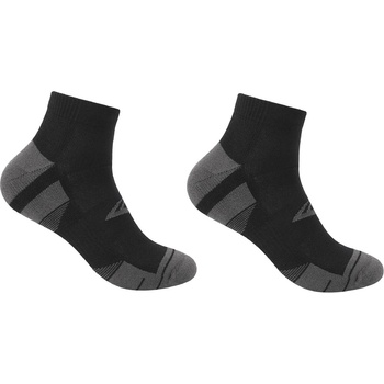 Image 1 of Everlast Чорапи Everlast Mens Cushioned Quarter Socks 2Pk - Black