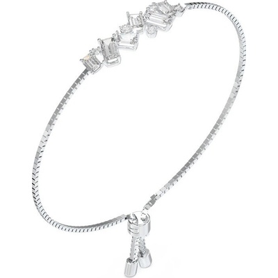 Guess Ocelový náramek s krystaly a zirkony Chandelier JUBB05363JWRHT/U