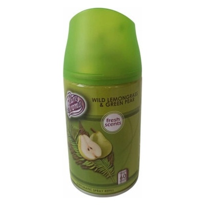 Pure Aroma náplň do osviežovača vzduchu divoká citrónová tráva a hruška 250 ml