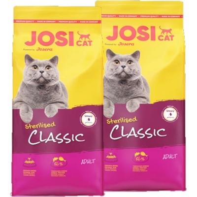 JOSERA JosiCat Classic Sterilizované 2 x 10 kg