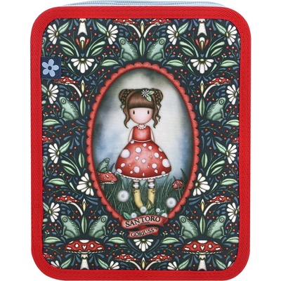 Santoro Несесер с пособия Santoro Gorjuss In The Forest - Little Mushroom, 2 ципа (688GJ31)