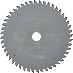 DEWALT - Нож за трион за дърво 165х20 мм, 48 зъба DT4087 (DT4087)