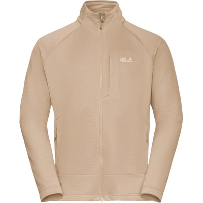 Jack Wolfskin Мъжко поларено яке Jack Wolfskin Anytrail Fullzip Fleece jacket - Oat - размер M (005-7006-0212)