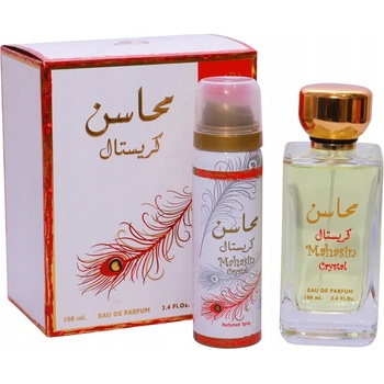 Lattafa Mahasin Crystal EDP 100 ml + deospray 75 ml darčeková sada