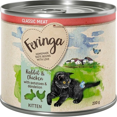 Feringa Kitten 6 x losos a kuracie 200 g
