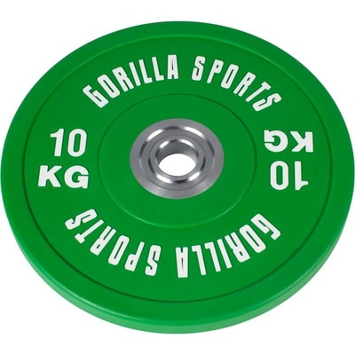 Gorilla Sports pogumovaný kotúč 10 kg 50 mm
