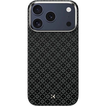 Benks Кевларен кейс с MagSafe за iPhone 17 Pro - Benks ArmorGrid ArmorAir Magnetic Kevlar Metal Frame Case 600D (черен) (B069)