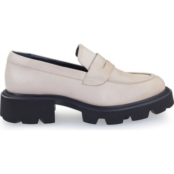 Creator mokasíny s černou podešví 22513 béžové
