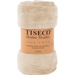Tiseco Home Studio Бежово одеяло от микроплюш , 220 x 240 cm - Tiseco Home Studio (3229IVORY)