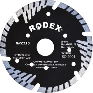 Rodex Диск диамант турбо180 мм издигащ се сегмент rodex 39180