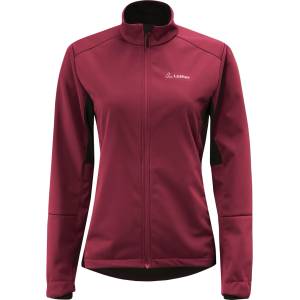 Löffler Дамско термо яке за колоездене Löffler Women's Bike Jacket Cosma CF Airblocc Warm Cycling jacket - Aubergine - размер 36 (EU) (151-0788-0111)