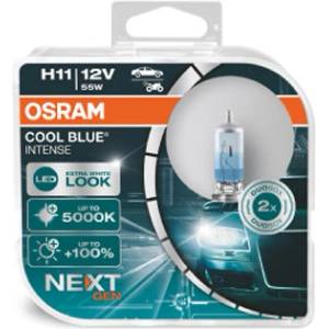 OSRAM Крушка OSRAM H11, 12V, 55W, 5000К, 1350lm, 2 броя