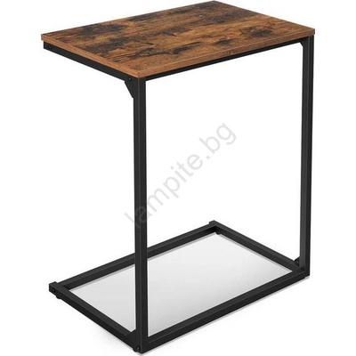 Euziel Странична масичка eldur кафява/черна (ez0274)