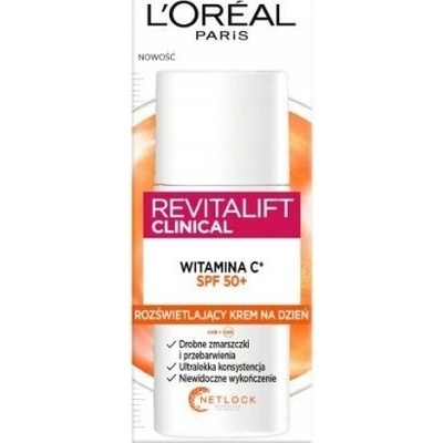 L'Oreal Paris Revitalift Clinical redukující zabarvení s vitaminem C a SPF50 50ml