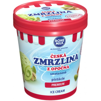 Bohemilk Premium Česká zmrzlina z Opočna Pistácie 460ml