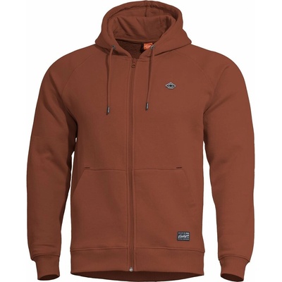 PHAETON se zipem a kapucí MAROON RED