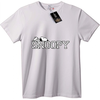 NOONEBRAND Тениска Snoopy Стилизиран - XL, Black