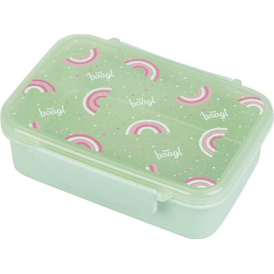 Baagl A-34478 Dúha desiatový box s priehradkami 18,4 x 13,5 x 5,7 cm