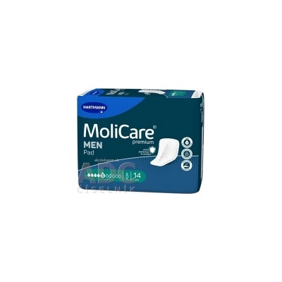 MoliCare Premium MEN PAD 5 kvapiek inkontinenčné vložky pre mužov, 34,5 cm, 1x14 ks